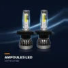 Ampoules LED H4 et H7 — lot de 2, forte luminosité
