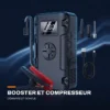Booster de batterie avec compresseur — démarre et gonfle