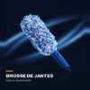 Brosse de jantes en microfibre — souple, sans rayure