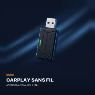 Adaptateur CarPlay et Android Auto sans fil — 2 en 1