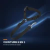Ceinture de sécurité pour chien 2 en 1 — laisse et attache