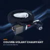Couvre-volant chauffant 12 V — chaud en quelques minutes