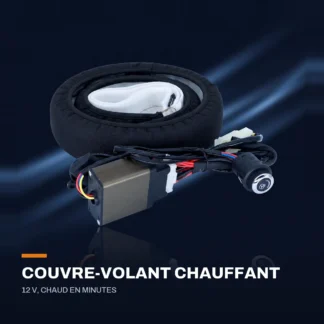 Couvre-volant chauffant 12 V — chaud en quelques minutes