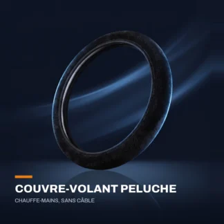 Couvre-volant hiver en peluche — chauffe-mains