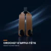 Crochet d&rsquo;appui-tête pour voiture — rangement sac, courses et parapluie