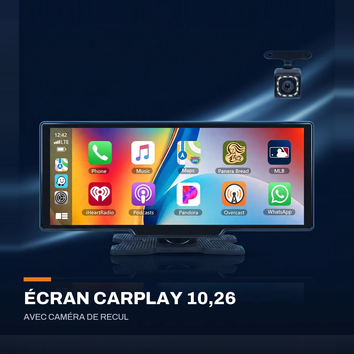 Écran CarPlay 10,26 pouces avec caméra de recul