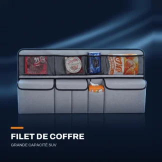 Filet de rangement de coffre pour SUV — grande capacité