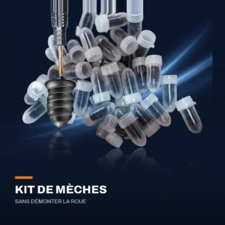 Kit de mèches pour réparer un pneu — sans démonter la roue