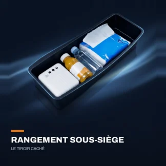 Boîte de rangement sous-siège — le tiroir caché de l&rsquo;habitacle