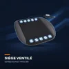 Housse de siège ventilée — ventilateurs intégrés, prise USB