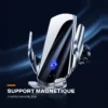 Support magnétique à charge sans fil 15 W — grille d&rsquo;aération