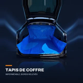 Tapis de coffre pour chien — imperméable, bords relevés
