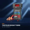 Testeur de batterie 12 V — état de charge en un coup d&rsquo;œil